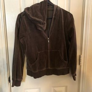 Brown zip up jacket